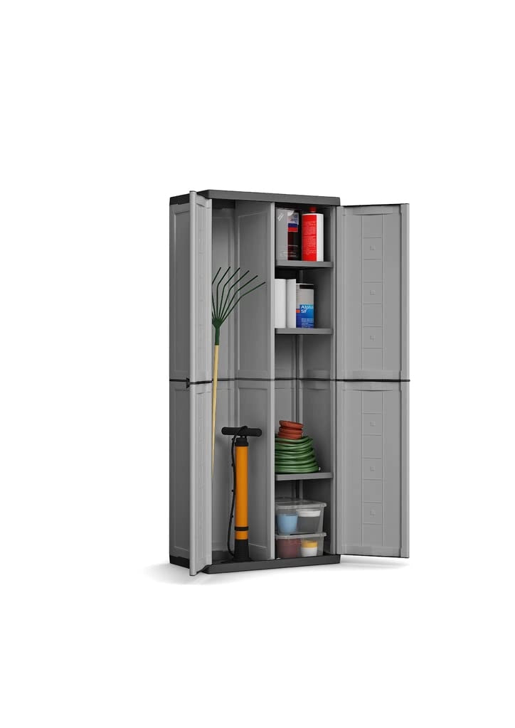 Keter ARMADIO PORTASCOPE JOLLY cm. 68x39x166 h col. Grigio