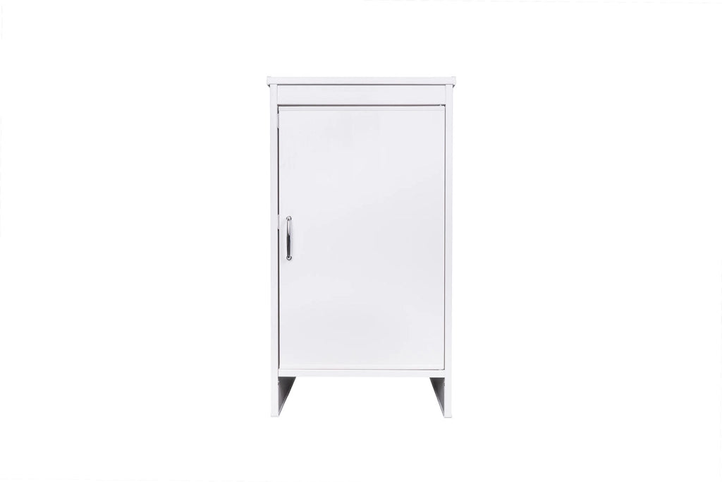 Mobile Lavanderia da Esterno 46,5x49x84 cm in PVC Bianco