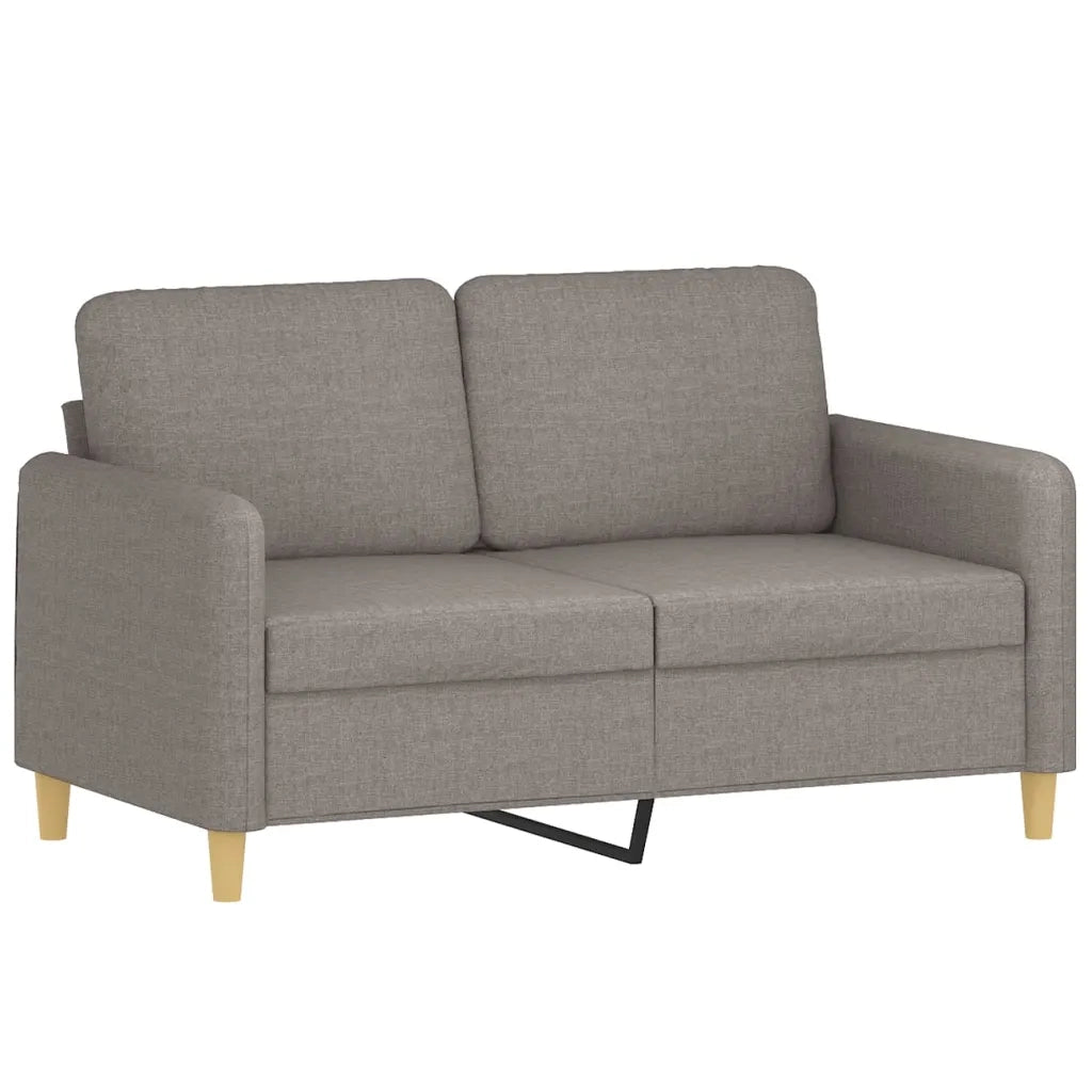 Set Divani 2 pz con Cuscini Tortora in Tessuto 3202109