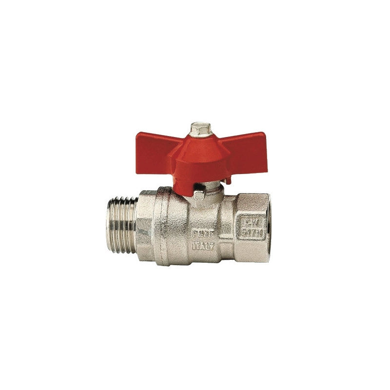 Valvola a sfera maniglia M–F 3/4" Art. 119 – robusta per caldaie e pompe