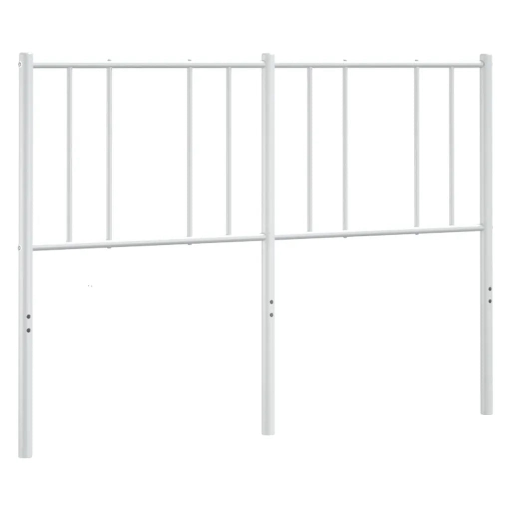Testiera di Ricambio in Metallo Bianco 135 cm 352561