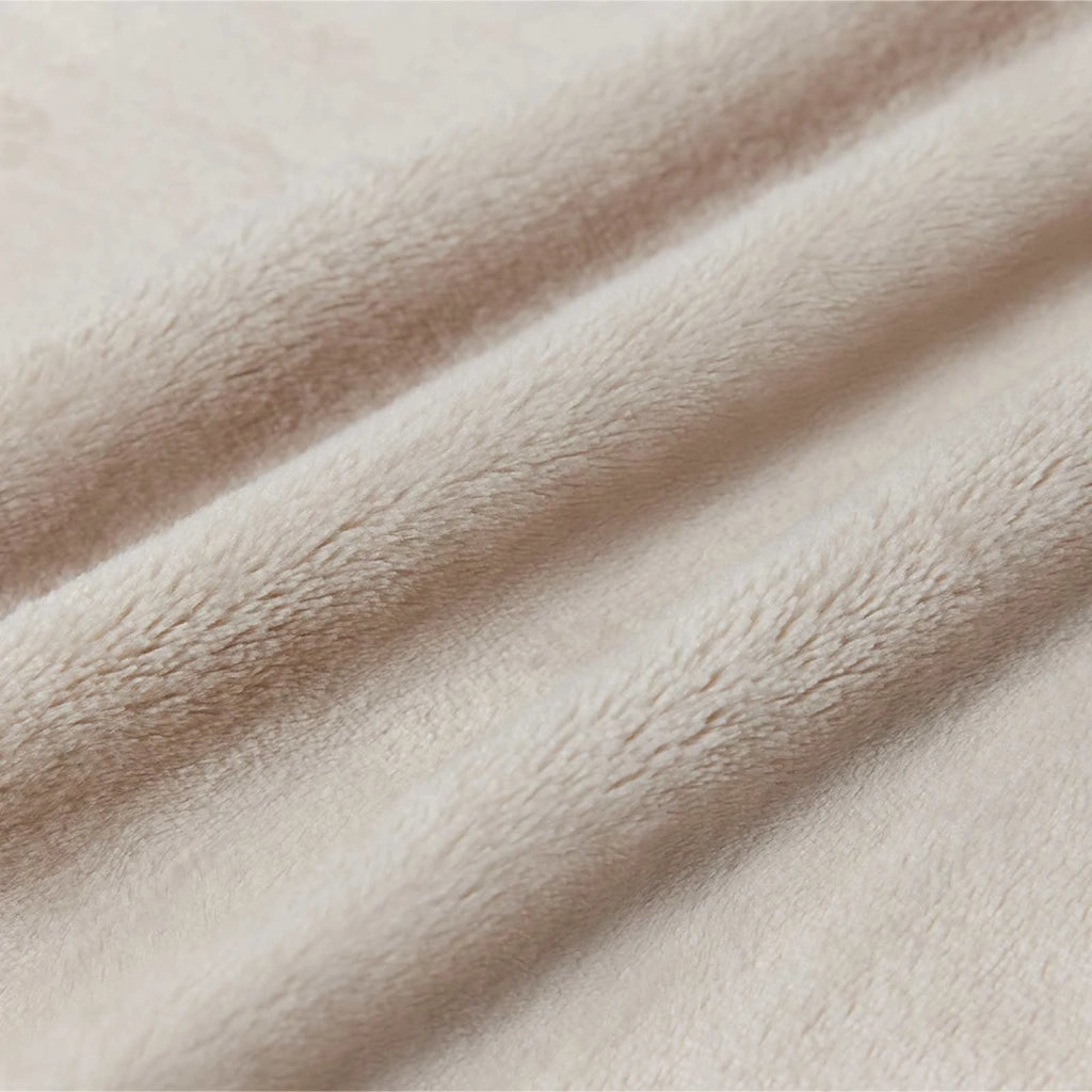 Coperte da Pile 6 pcs Beige 220 x 240 cm Panno 42016791