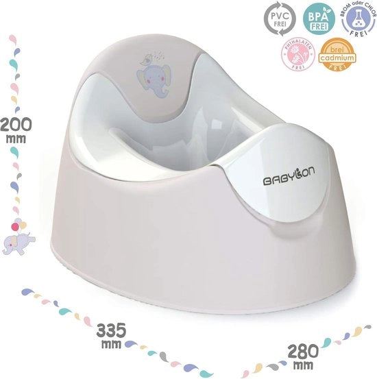 Set di toilet per bambini, con contenitore rimovibile, toilet per bambini, contenitore notturno per bambini/visore WC, contenitore, set di toilet per bambini da 1 anno in su, accessori per bambini, colore grigio
