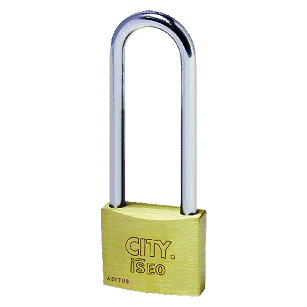 LUCCHETTO RETTANGOLARE ARCO LUNGO mm 40 - pz. 1  - Blister Koncreto