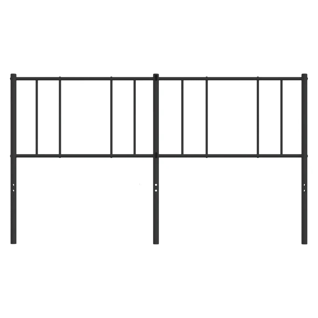 Testiera di Ricambio in Metallo Nero 200 cm 352518