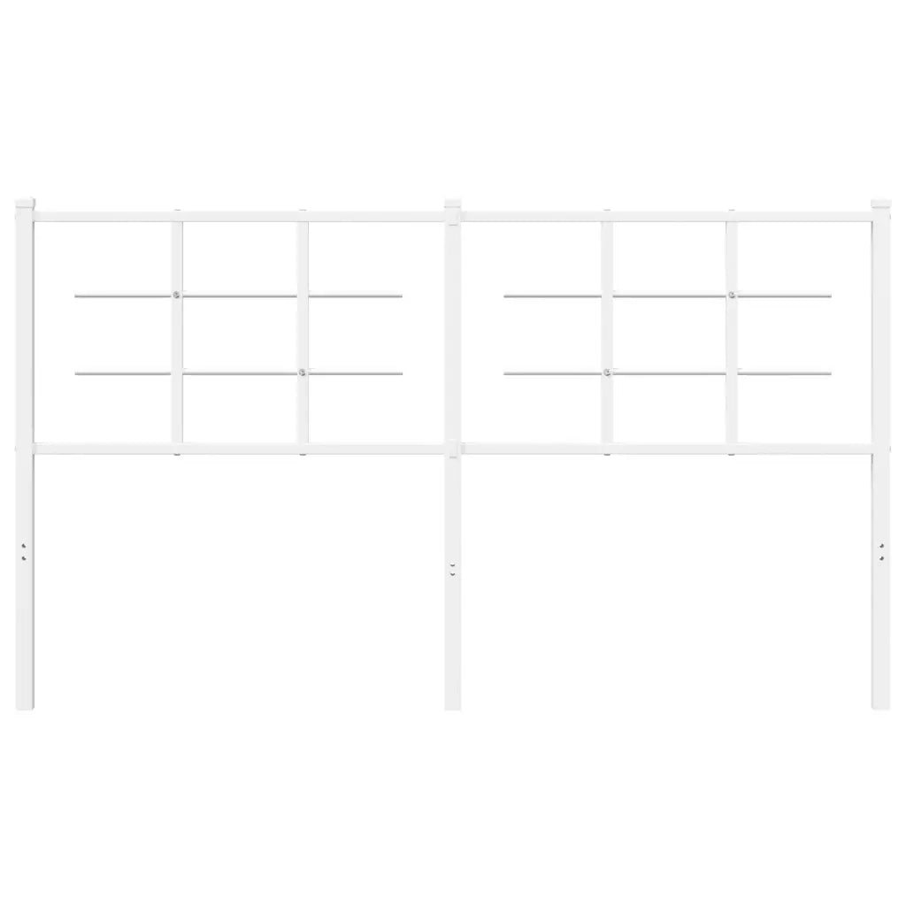 Testiera di Ricambio in Metallo Bianco 150 cm 355644
