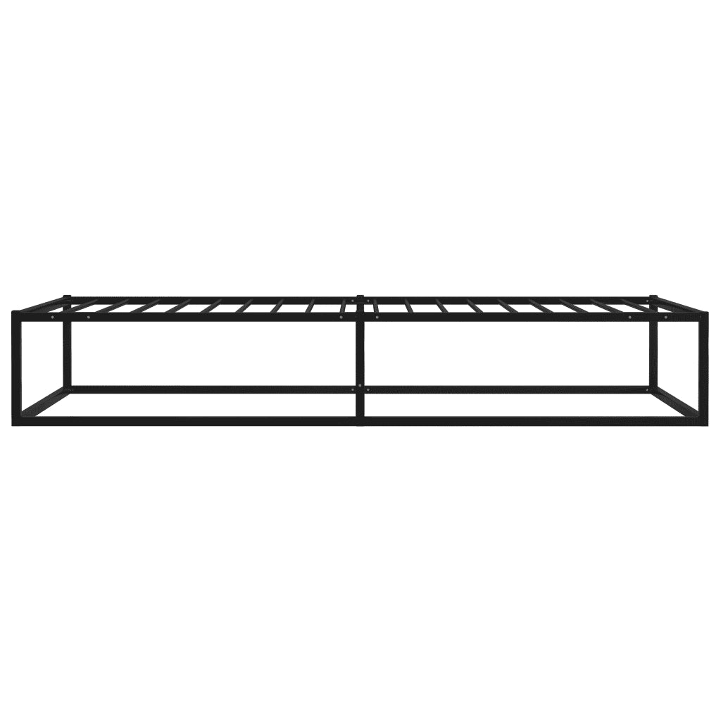Giroletto Nero in Metallo 90x200 cm 324785