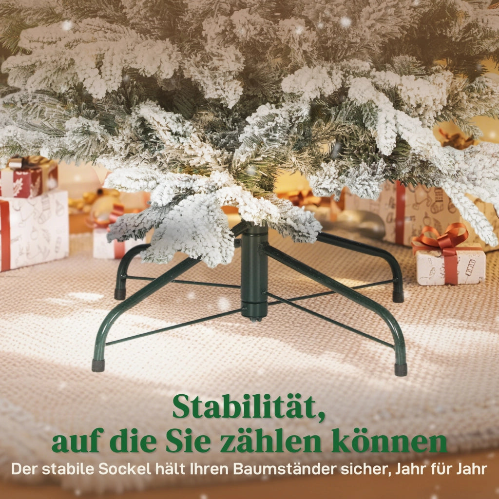 Albero di Natale Artificiale 150cm con Neve ¨C Minimal ¨C 1162 Rami Grigio