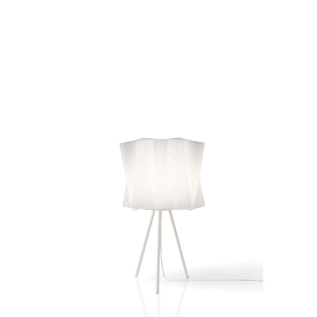 Lampada Da Scrivaniamoderna 3 Piedi Folio Polilux ® Bianco E Metallo 1 Luce E27