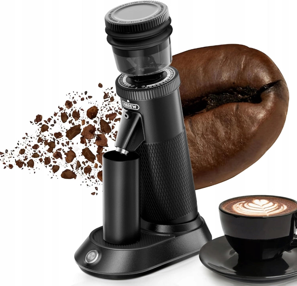 Macinacaffè HiBREW G5 180 W con Macine Coniche 48 mm, 36 Regolazioni e 2 Velocità 400/500 rpm