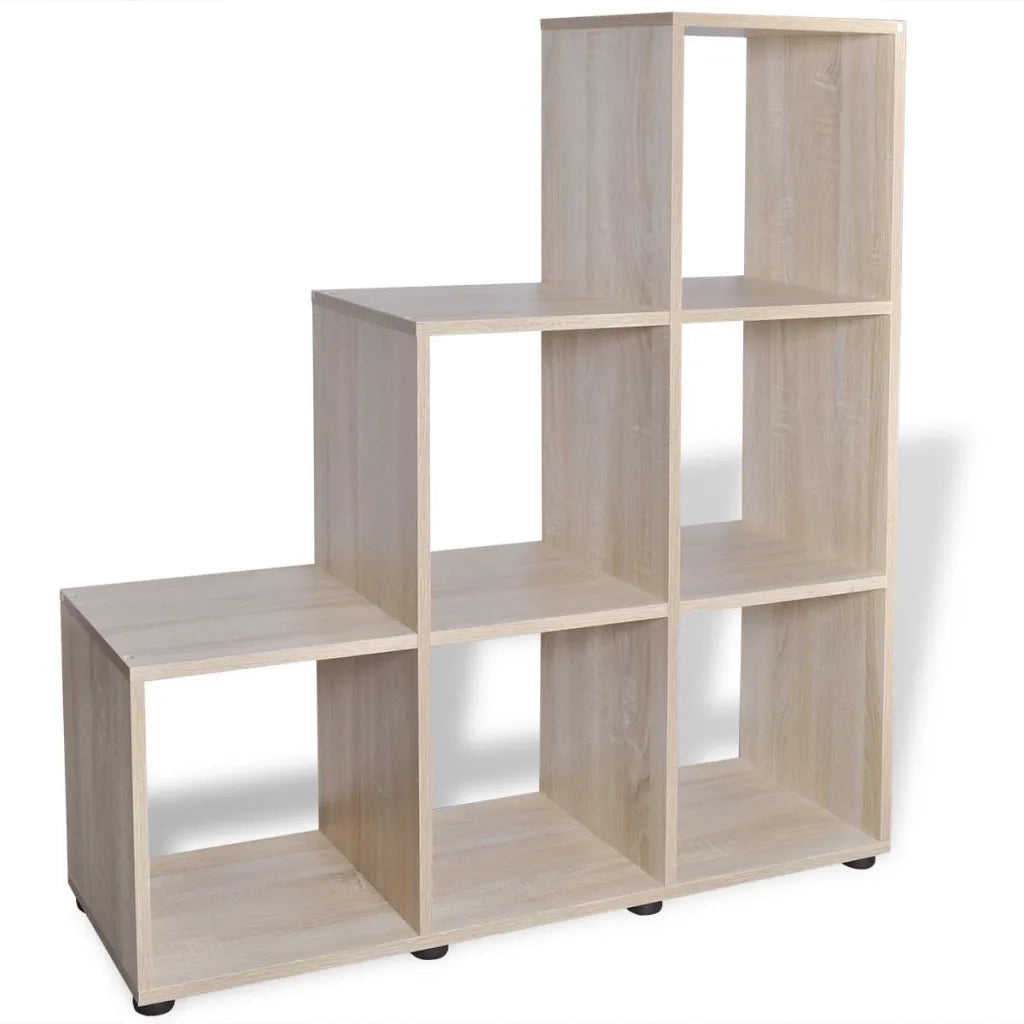 Libreria Scalare / Scaffale Espositore 107 cm Rovere 242553