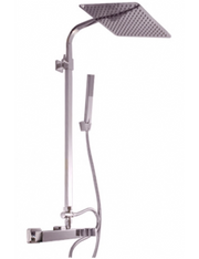 LOIRA colonna doccia a parete 113 cm ottone cromato