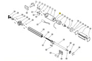 121022 COPERCHIO POSERIORE STATORE ALLUMINIO LINEAR 11 VH 230V RICAMBIO