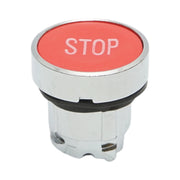 Testa pulsante di comando STOP rosso Ø 22mm ZBE Breckner Germany