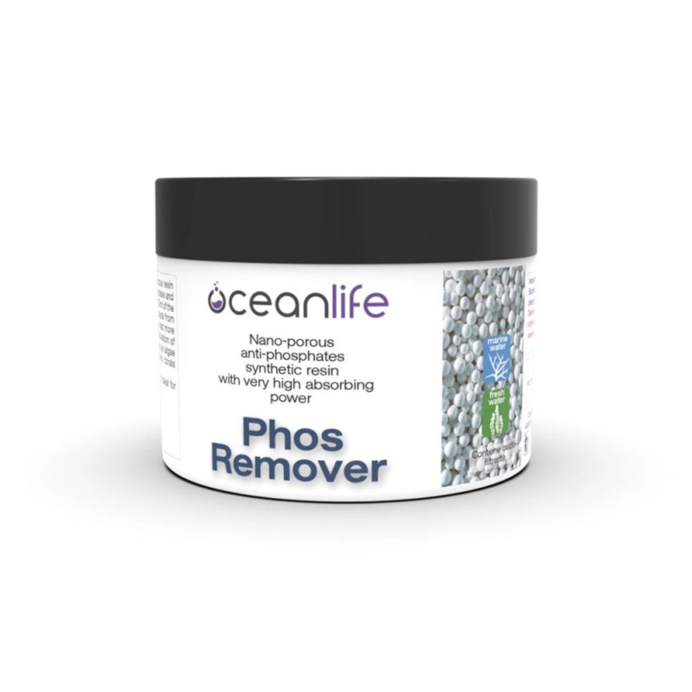 OceanLife Phos Remover - resina nanoporosa antisilicati e antifosfati ad elevato indice di assorbimento Formato: 250 ml