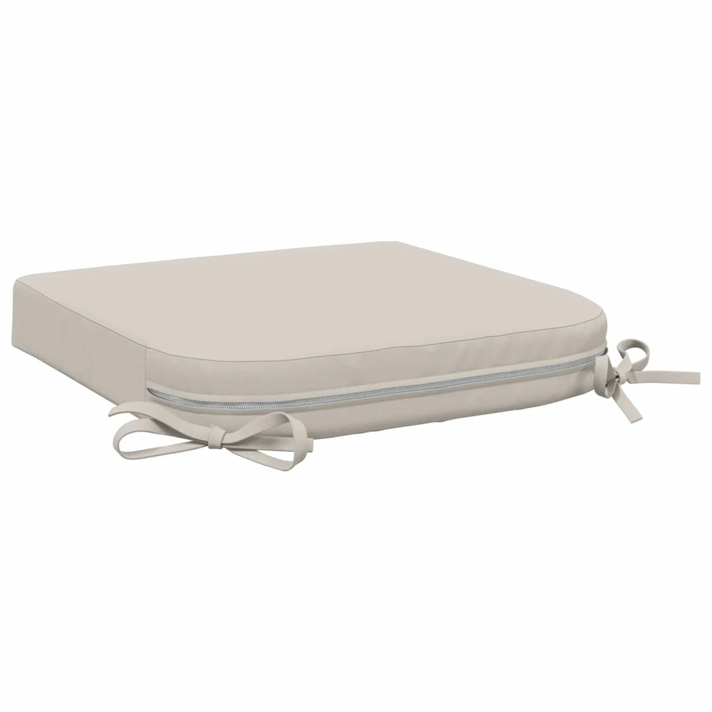Cuscini per sedile a 4 pezzi SOEST 4 pz 100% Poliestere Bianco 945172