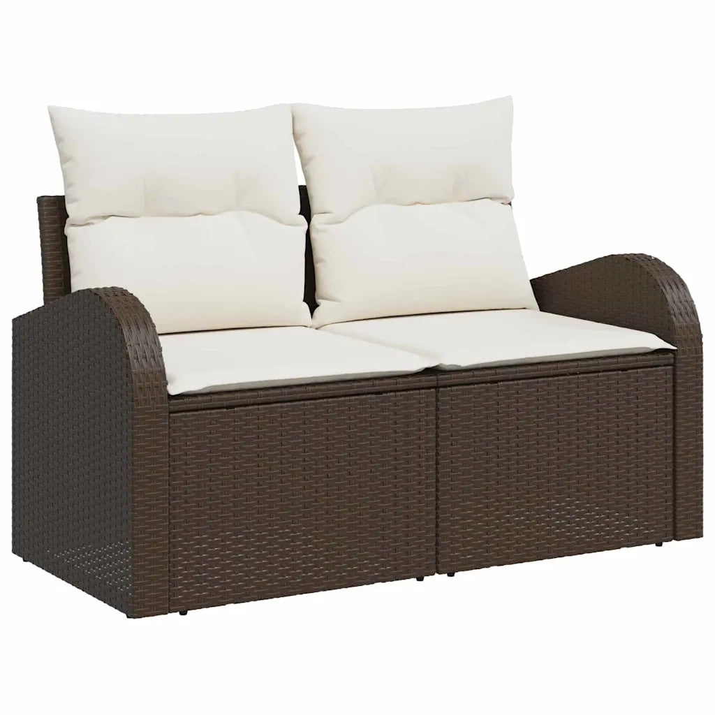 Set Divano da Giardino Marrone 55 x 55 x 37 cm polyrattan 3345918