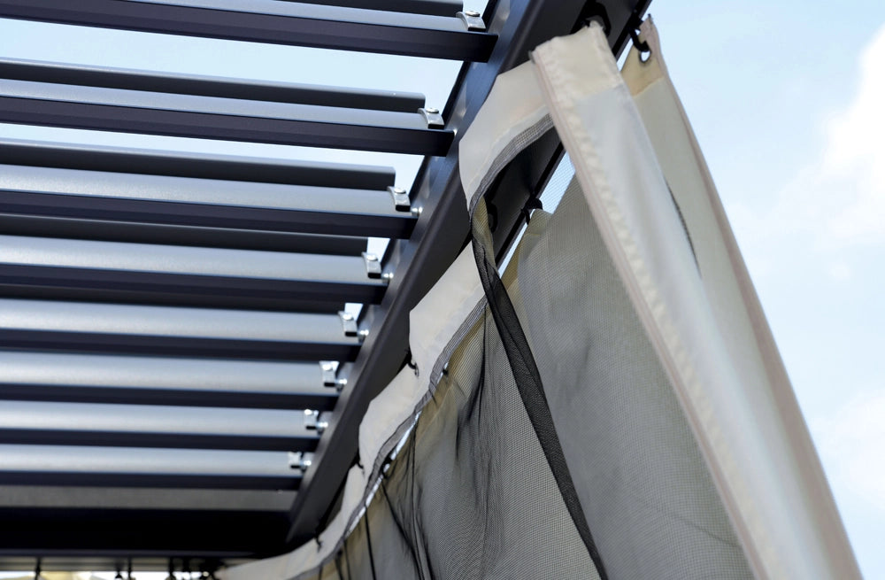 Set tende e zanzariere per pergola Texas Greenwood 3x6