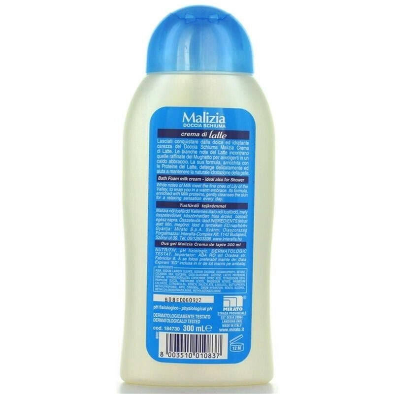 MALIZIA DOCCIASCHIUMA CREMA DI LATTE 300 ML