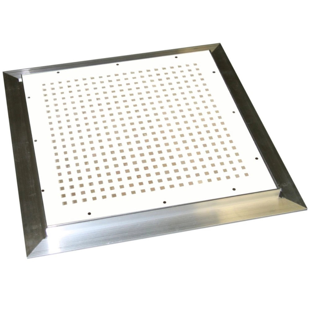 Botola Ispezione In Alluminio FIXLINE 59,5x59,5 Con Lastra Forata