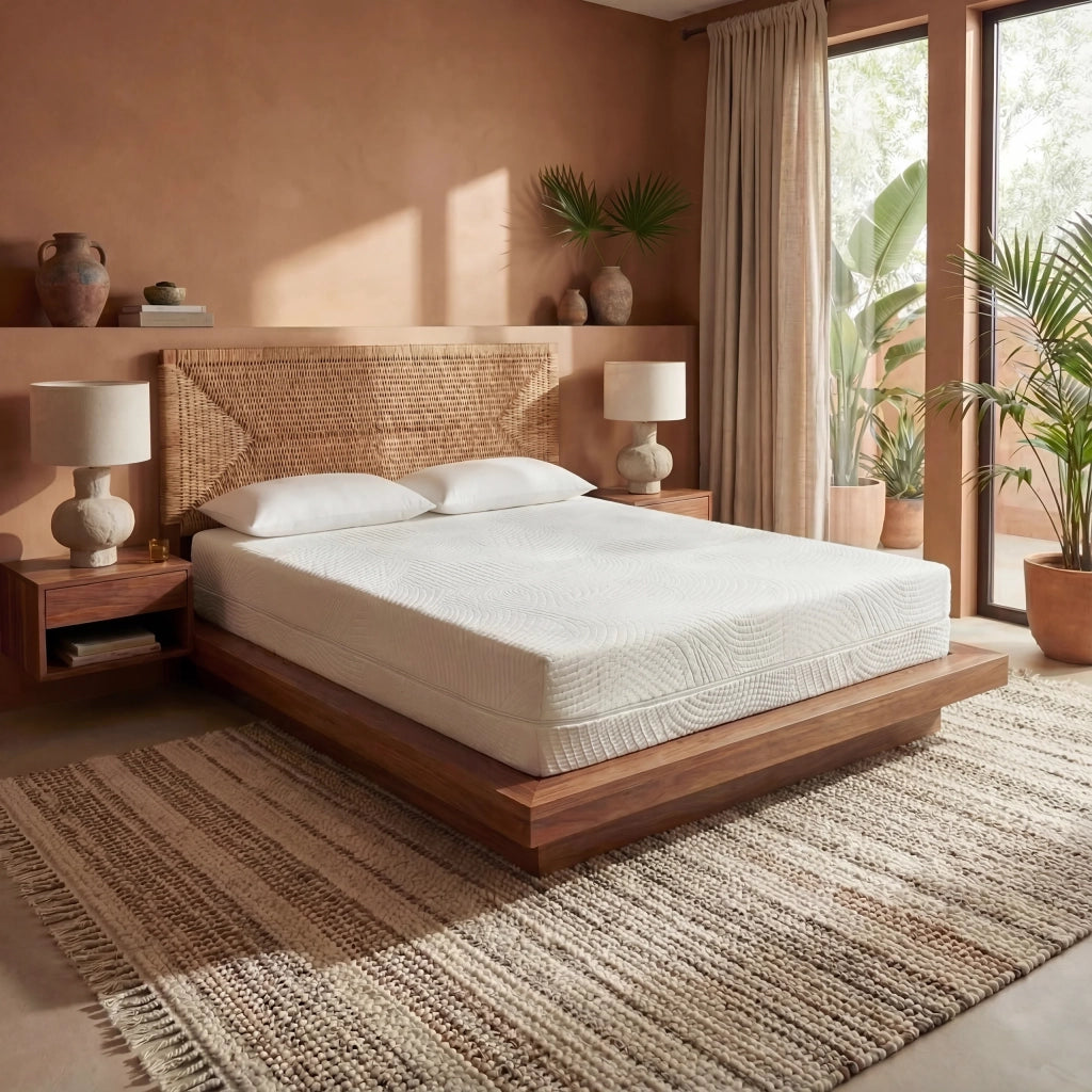 Materasso Sfoderabile Memory 90x190 cm Singolo - Alto 20 cm, Anallergico, Antiacaro, Traspirante | One