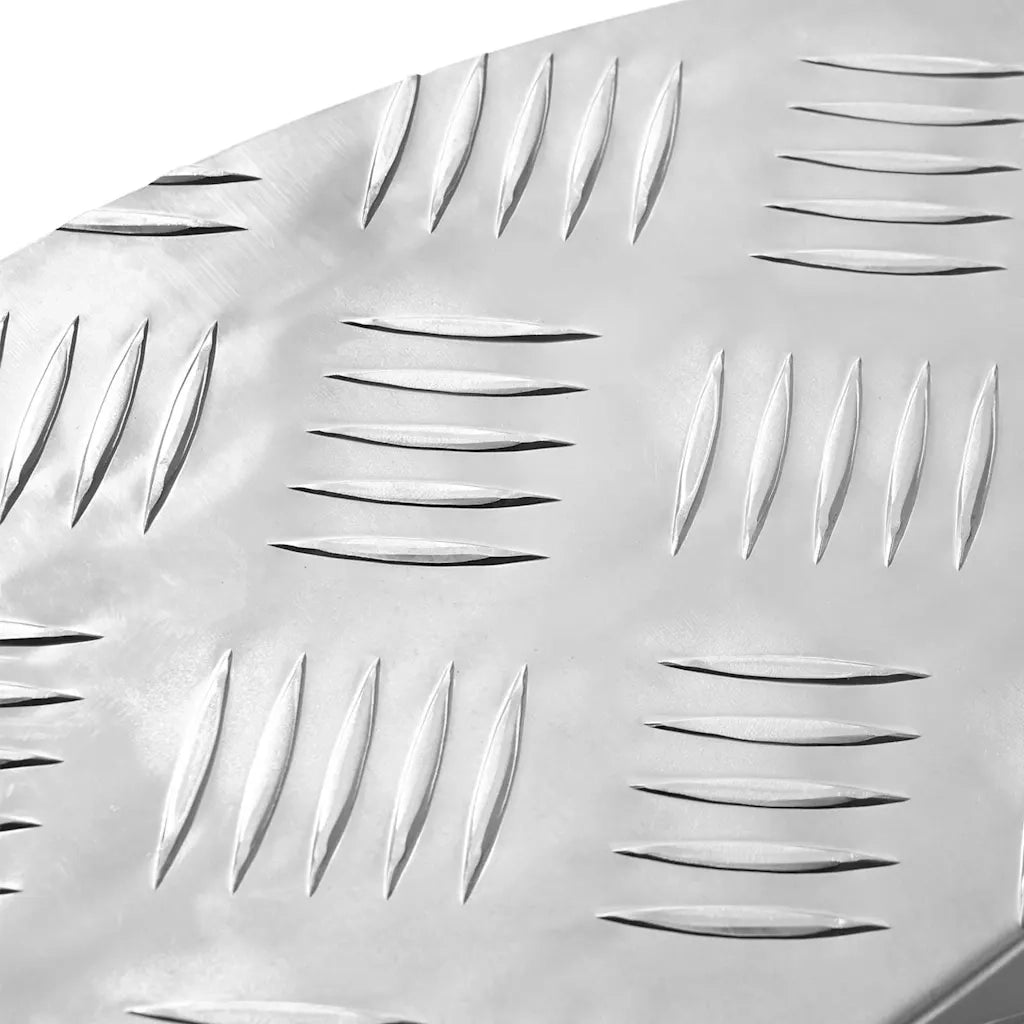 Gradini per Scale 15 pz | Tappetini per scale autoadesivi Argento 60 x 18 x 2,5 cm Alluminio