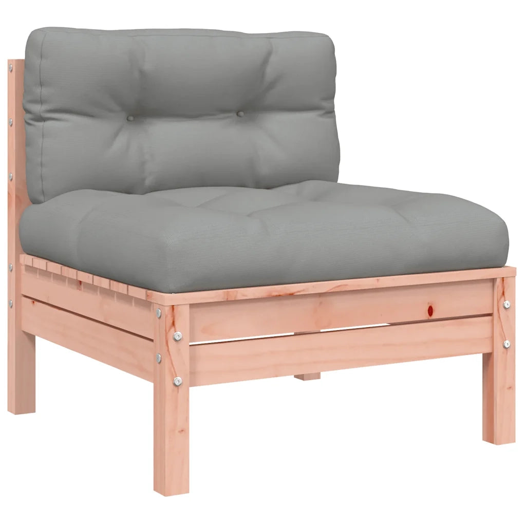Divani Giardino Senza Braccioli con Cuscini 2 pz Legno Douglas 838163