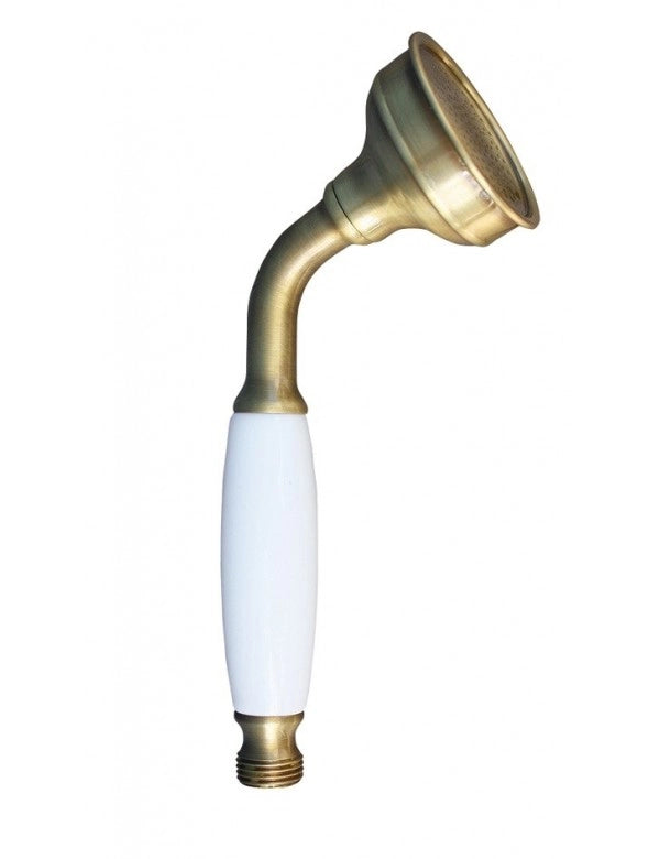 Colonna doccia retrò MORAVA in bronzo con doccetta H 150cm