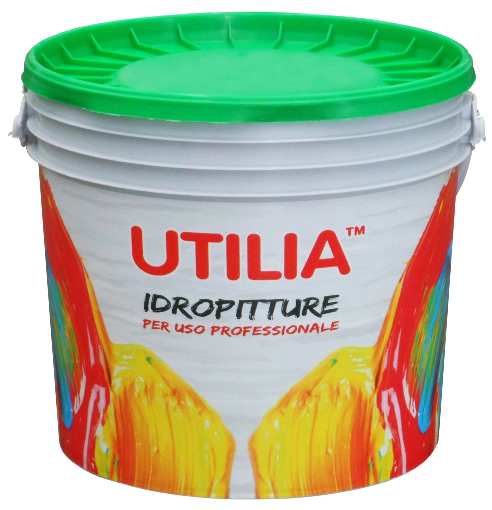 Utilia IDROPITTURA AL QUARZO LISCIO col. Bianco lt. 4
