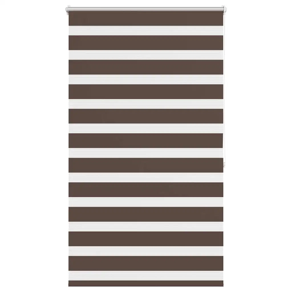 Tenda a rullo zebrata 80,9x175cm Larghezza tessuto 76,7cm caffè 240205