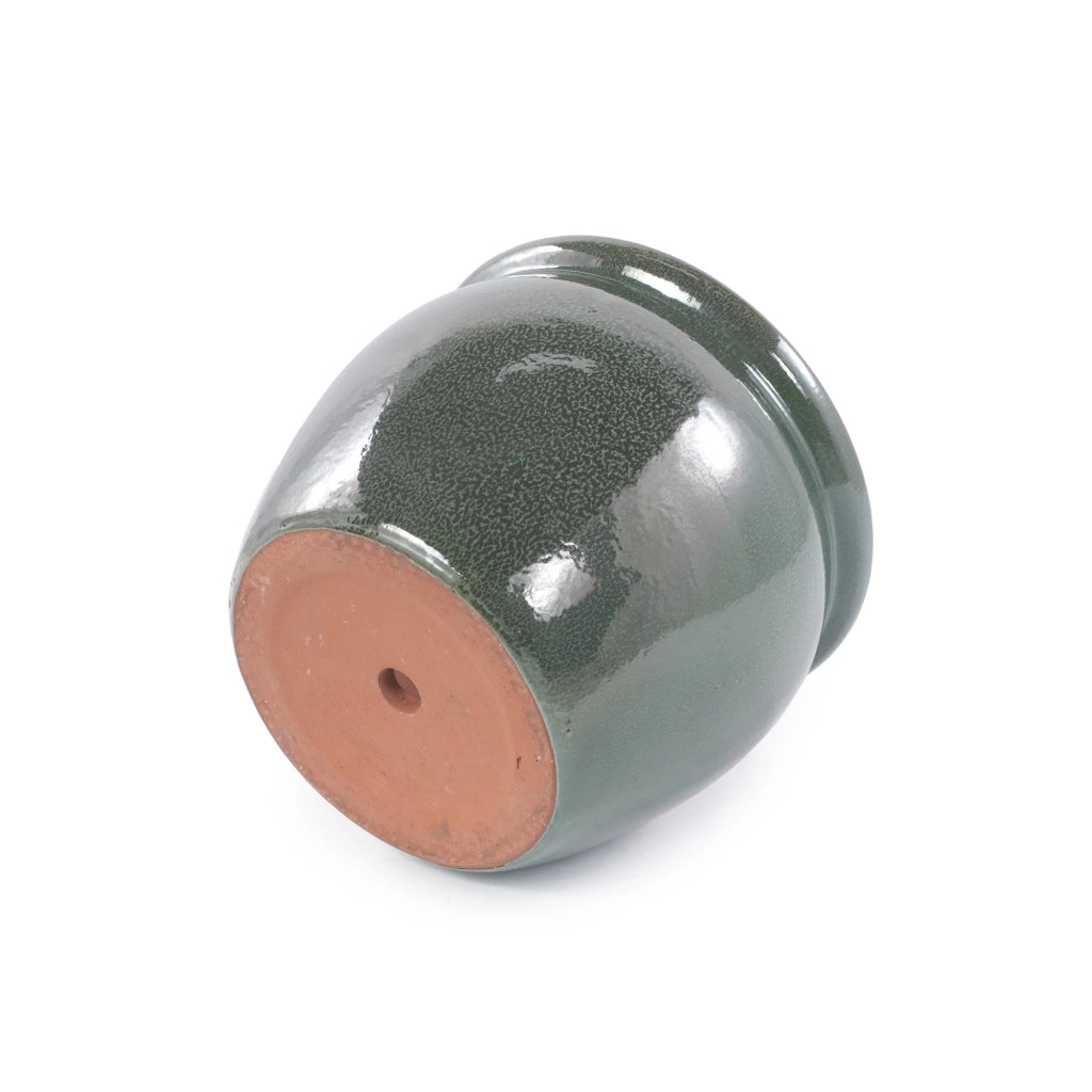 VASI Set da 3 pezzi Ø 37/30/23 cm Ceramica Blu-verde antico