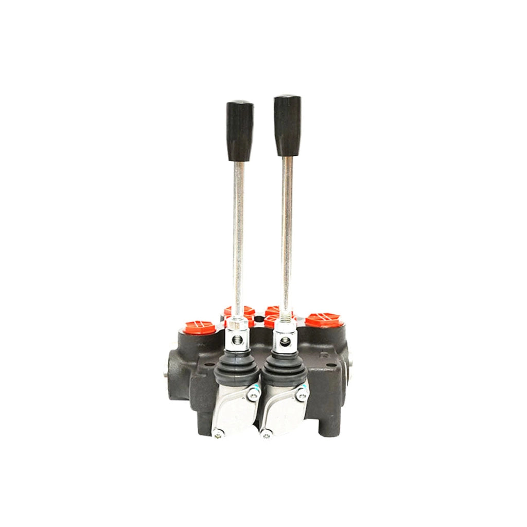 DISTRIBUTORE OLEODINAMICO con 2 leve, 1 flottante, 80 L/min.