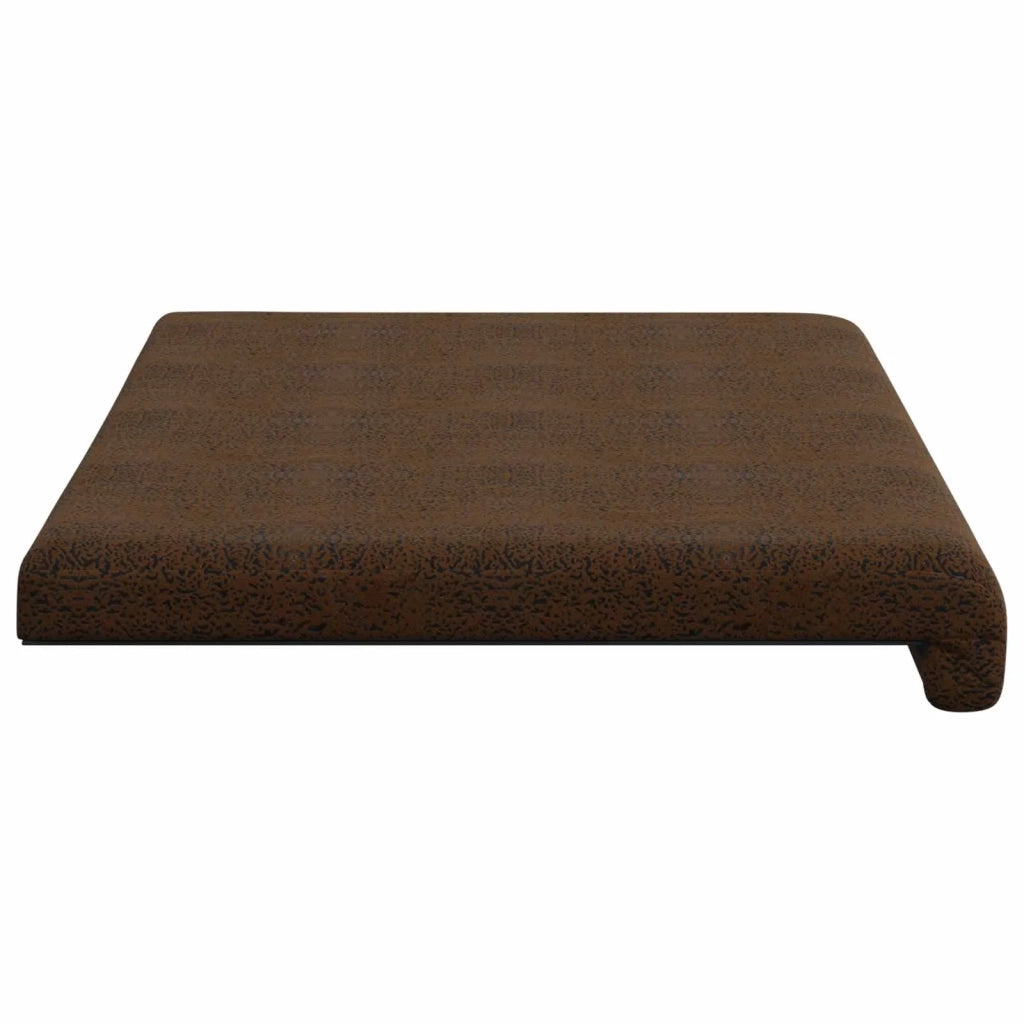 Cuscino per panchina Tessuto scamosciato sintetico Marrone 42043278