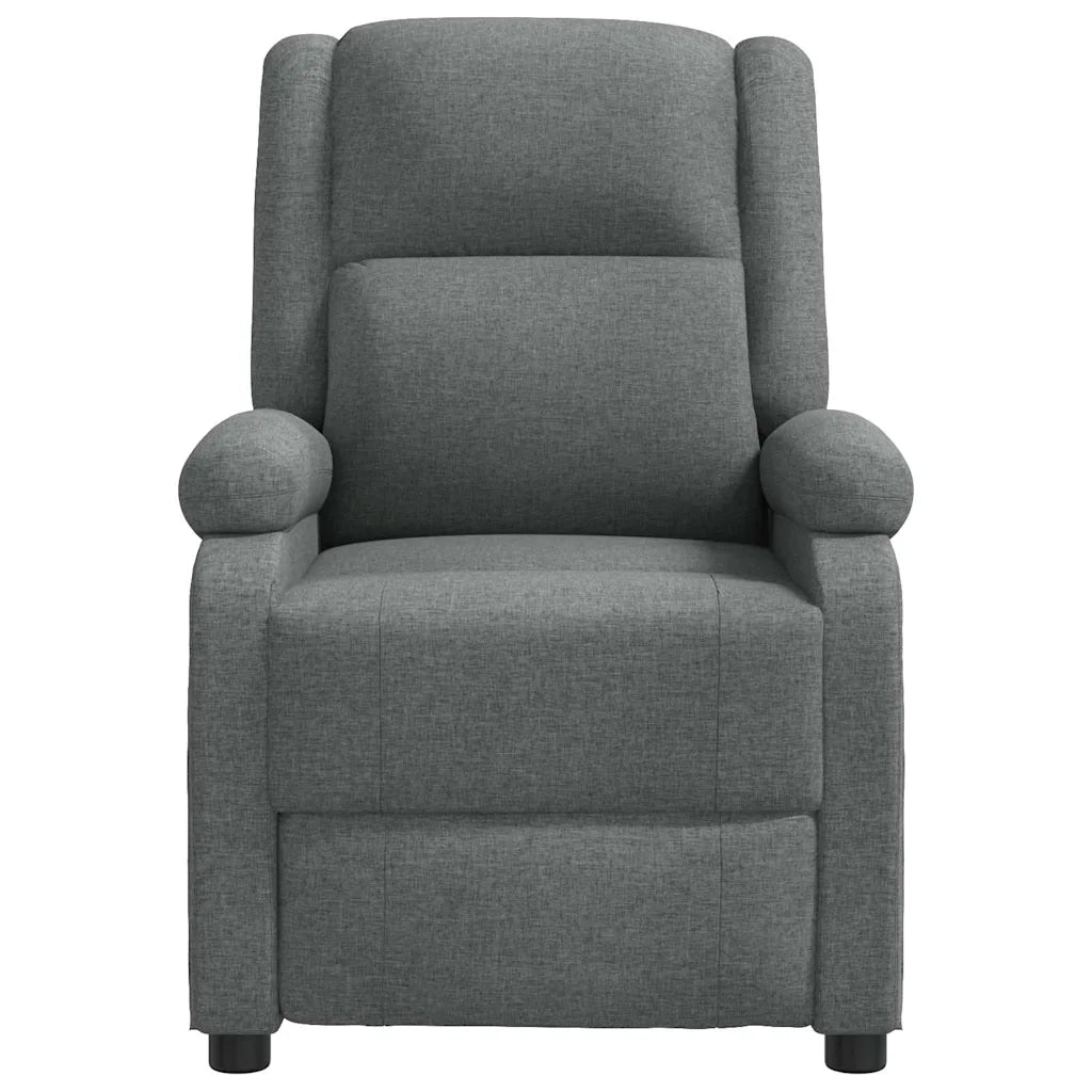 Poltrona Massaggiante Grigio Scuro in Tessuto 348448