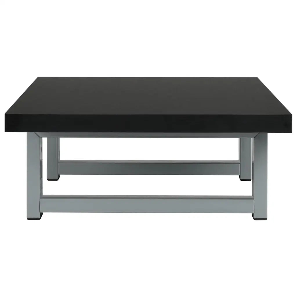 Set Mobili da Bagno 2 pz Ceramica Nero 279338