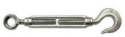 15pz tenditore a occhio e gancio per funi  mm.12 (1/2) cod:ferx.vit16193
