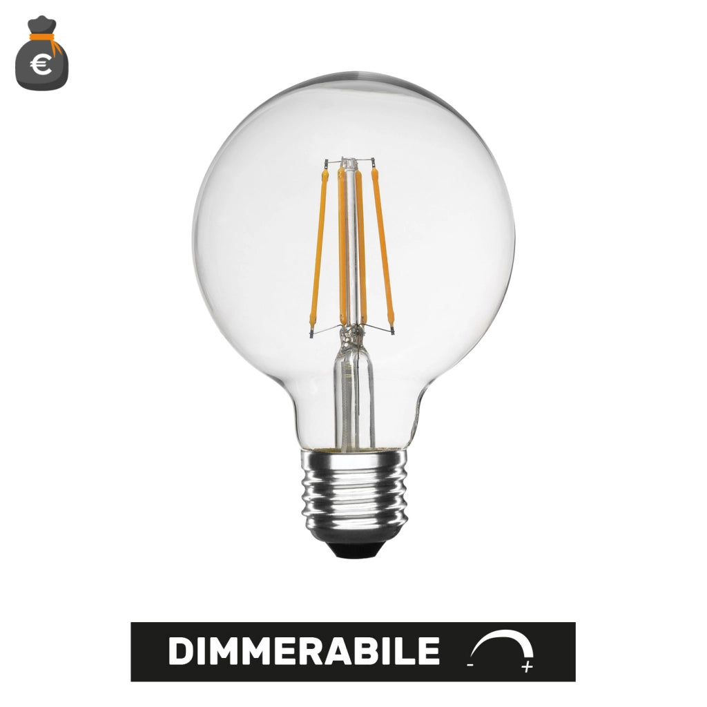 Lampadina a led Globo G95 Dimmerabile 10W 2700K E27