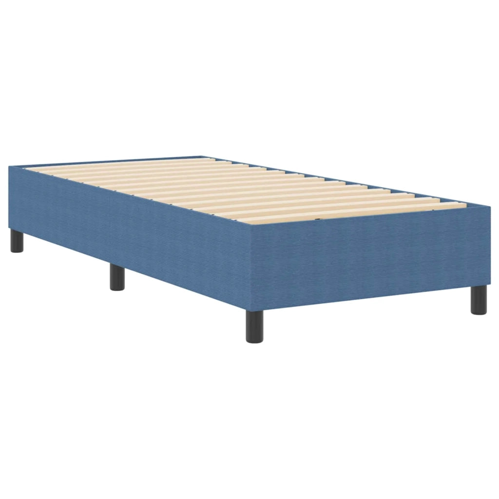 Struttura letto piattaforma Blu 90 x 200 cm Tessuto in Cords 3337390
