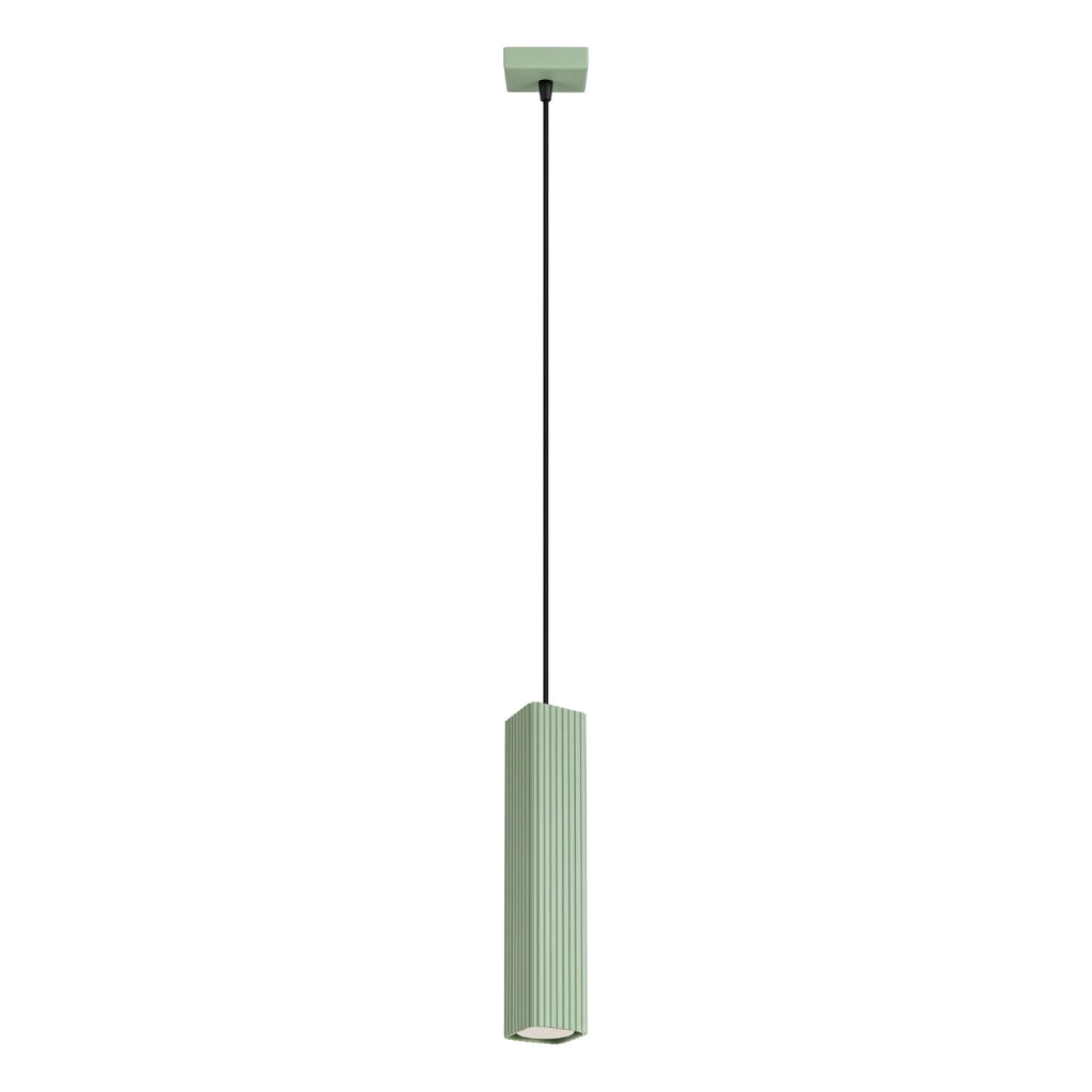 Lampada a sospensione RAYO 1 verde salvia