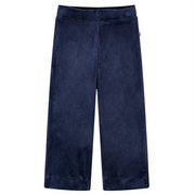 Pantaloni da Bambino in Velluto Blu Scuro 92 14399