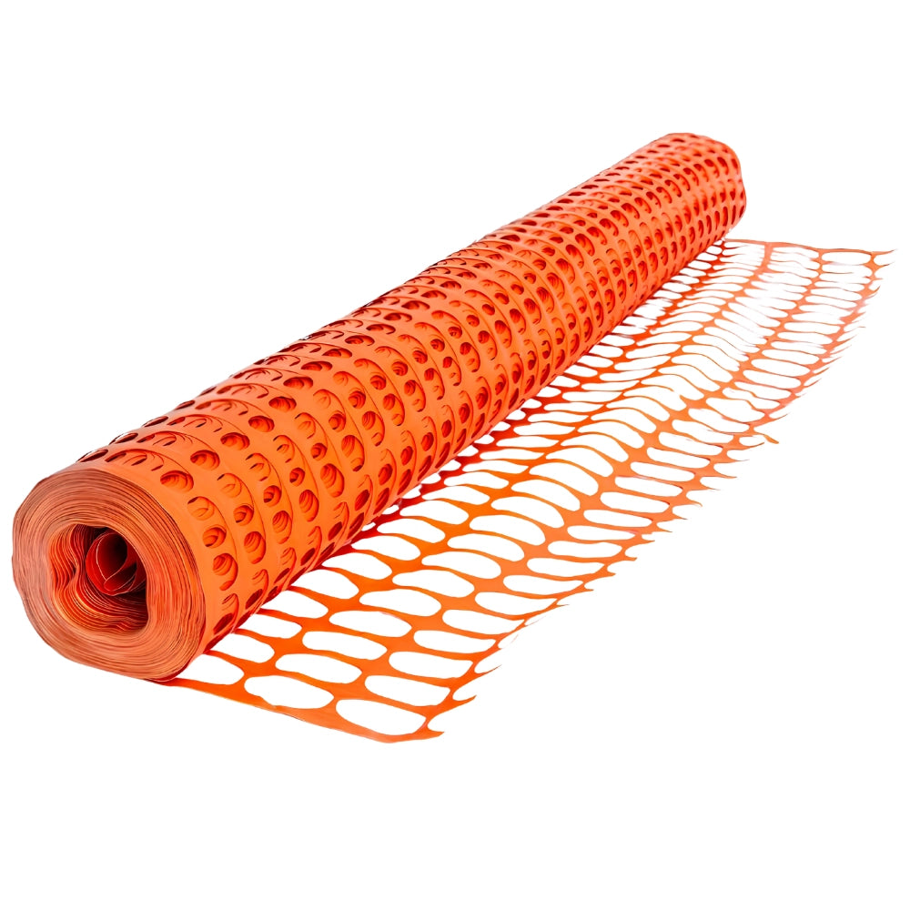 Fortunato rete in pvc per recinzione colore arancione rotolo 1 x 50 m