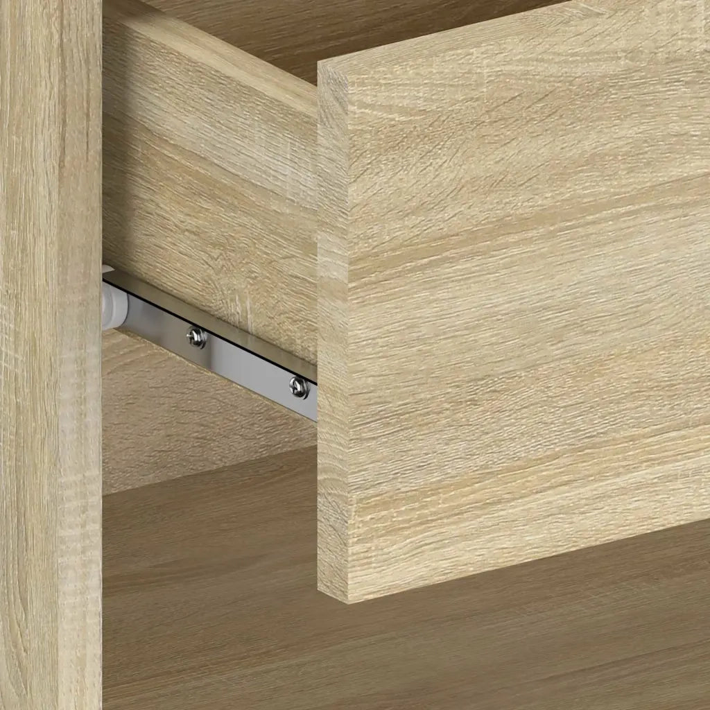 Comodino a Parete Rovere Sonoma 810959