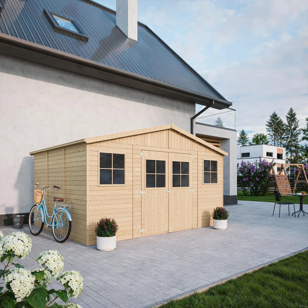 Casa da giardino in legno - 12 m?²- TIMBELA M331
