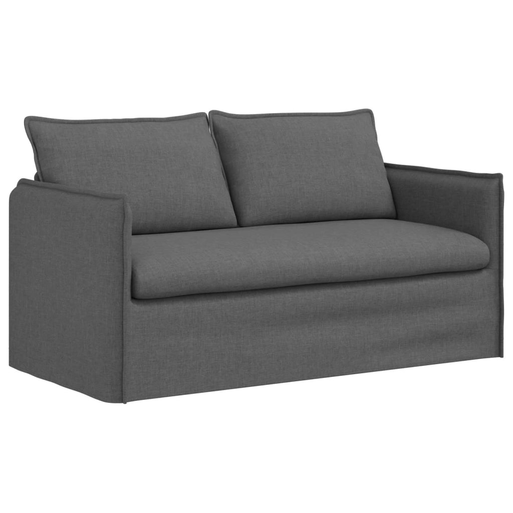 Set di divani 2 pcs Grigio Scuro 156 x 82 x 85 cm Tessuto 3407568