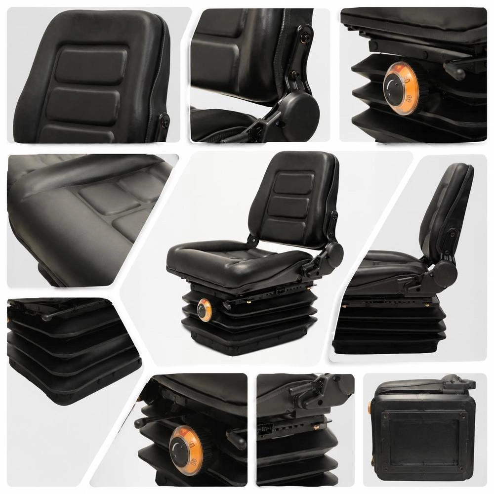 Forklift Seat, Tractor Seat, Suspension, Adjustable Backrest