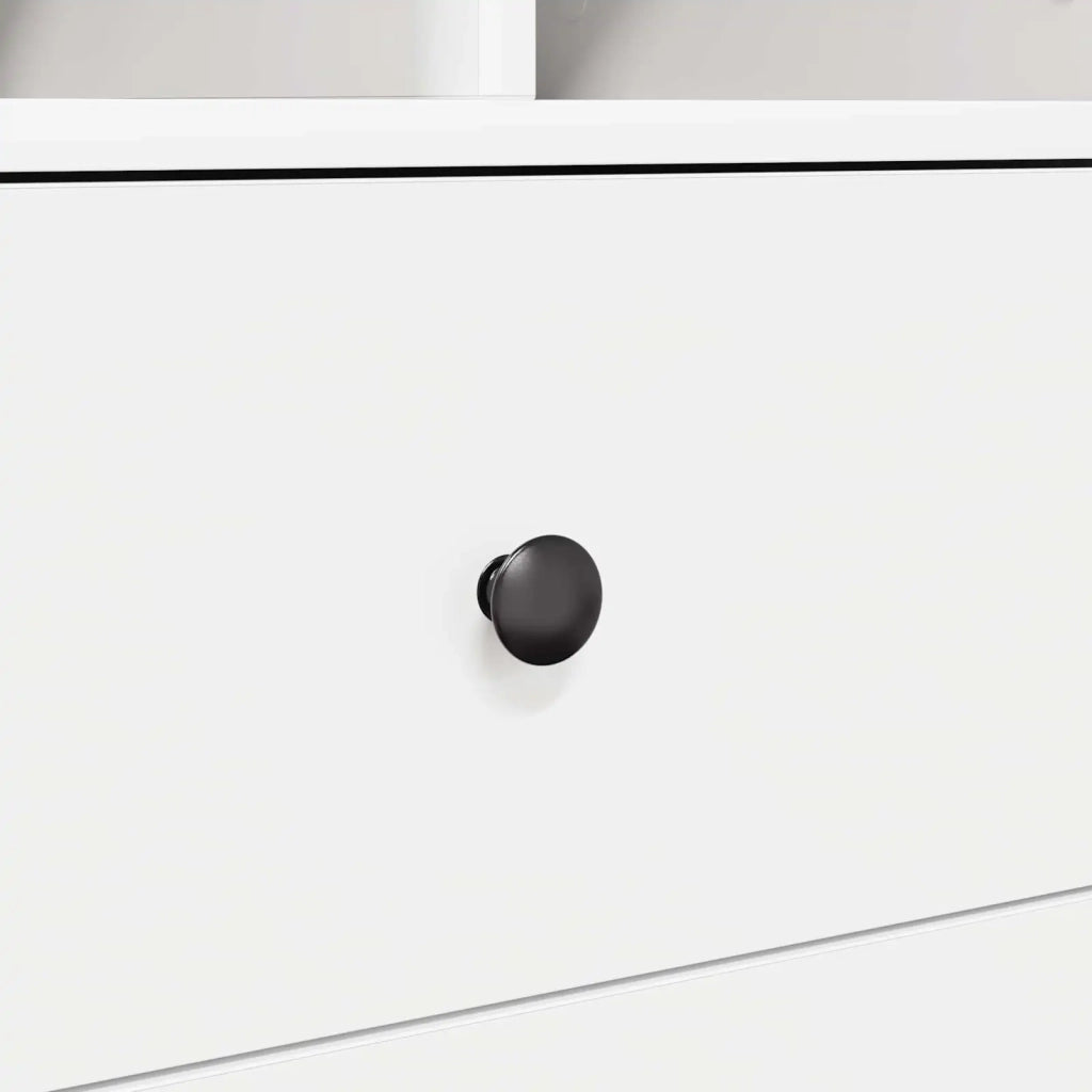 Scrivania con cassetto con lo scaffale 2 pcs Bianco 3337297