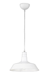 Lampada a sospensione RL WILL bianca Ø36 metallo E27