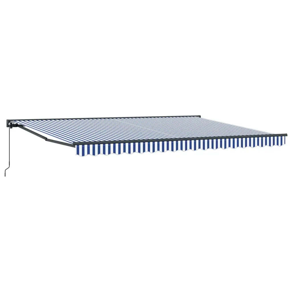 Tenda retrattile manuale Blu e Bianco 4 x 2 m 3420420