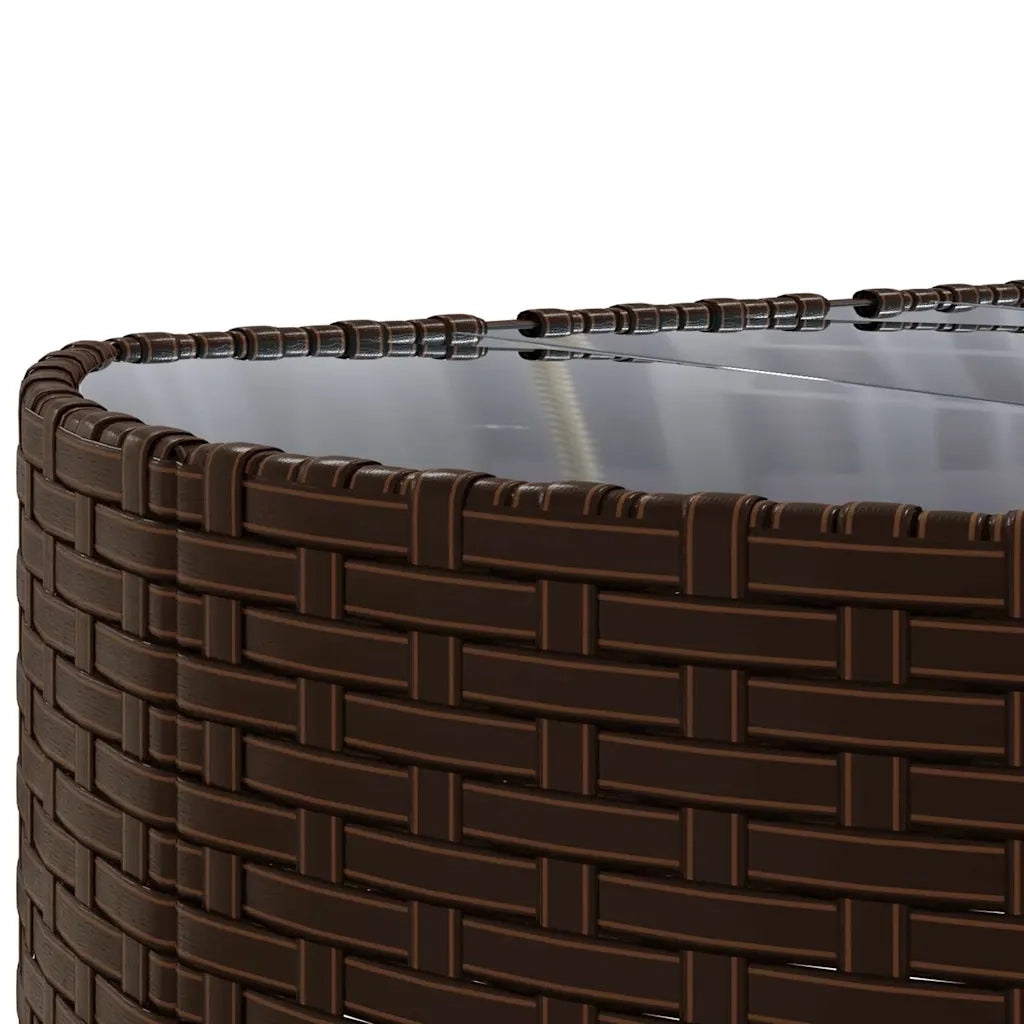 Set Divano da Giardino 6 pz con Cuscini Marrone in Polyrattan 3308398