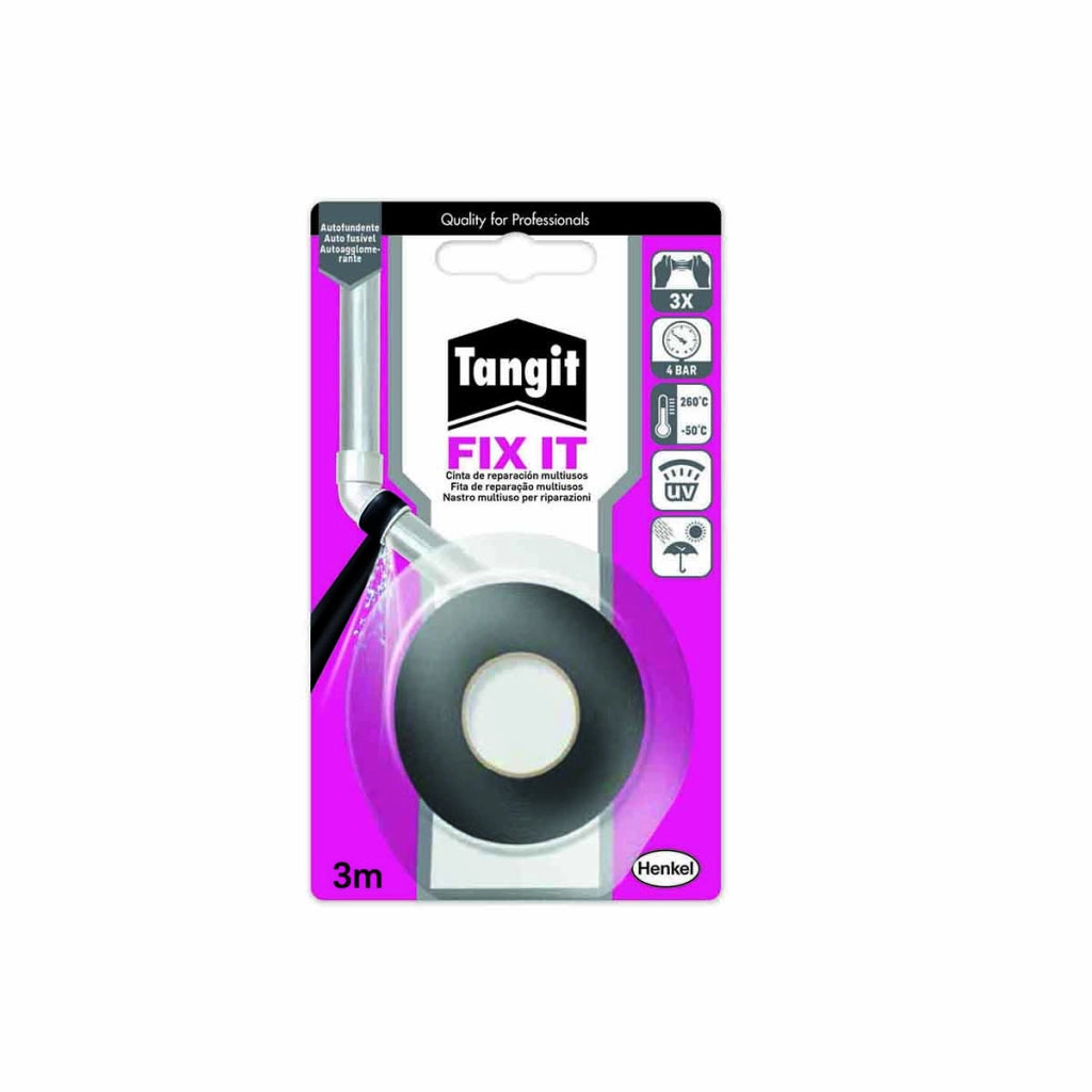 NASTRO MULTIUSO PER RIPARAZIONI  FIX IT TANGIT- H. 25 mm x 3 m- HENKE- pezzi 1
